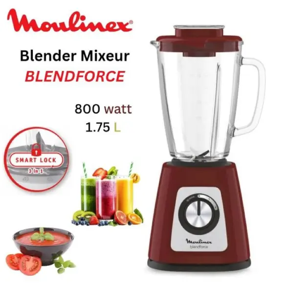 Blender Moulinex Blendforce 800W – Verre & Powelix